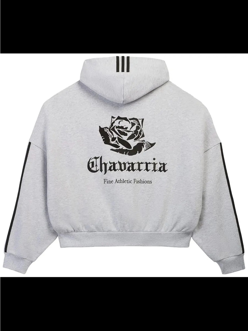 ADIDAS ORIGINALS X WILLY CHAVARRIA HEAVYWEIGHT ZIP HOODIE GREY